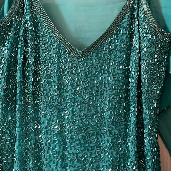 Dress Evening dress emerald green - Picture 9 of 16